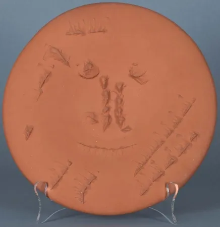 陶瓷 Picasso - Visage de face (Full-face Face), 1963