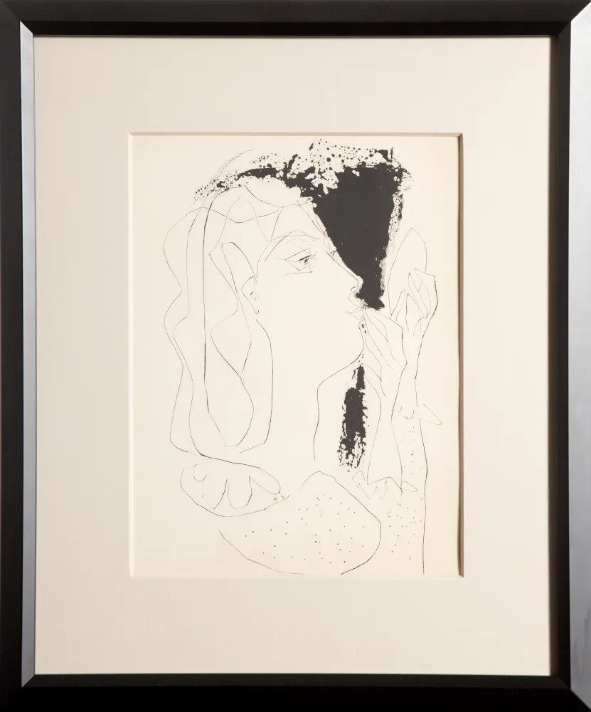 版画 Picasso - Woman With Mirror