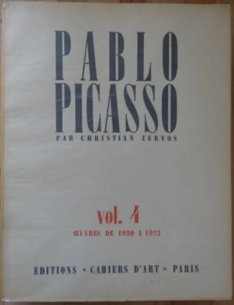 插图书 Picasso - Zervos Vol 4 (1920-1922)