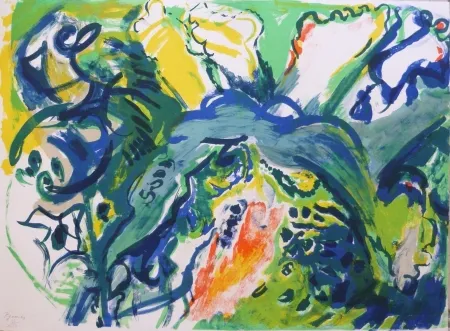 石版画 Pignon - Composition