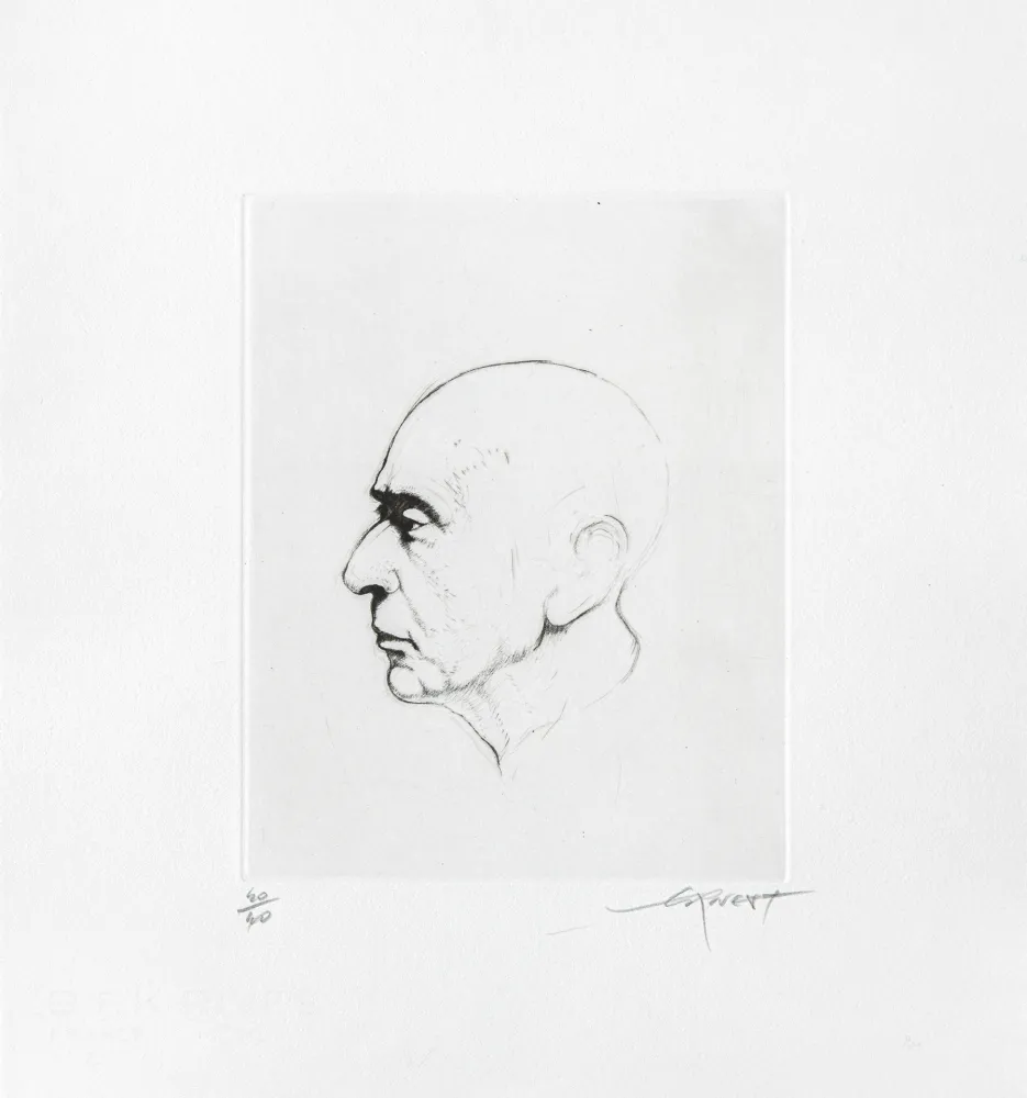 版画 Pignon-Ernest - Arnold Schönberg