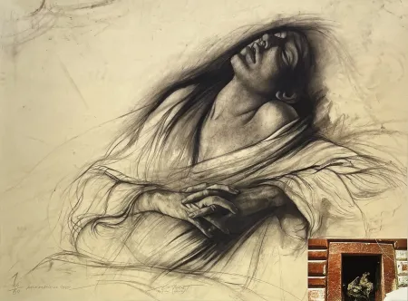 石版画 Pignon-Ernest - Marie Madeleine de Naples