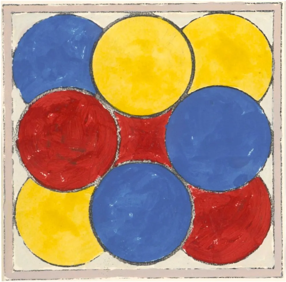 无技术 Pincemin - Gouache sur papier 