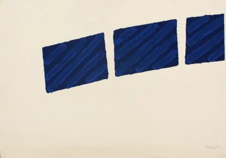 石版画 Pinelli - SENZA TITOLO