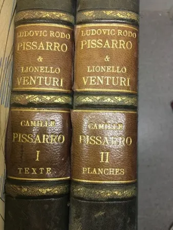 插图书 Pissarro - CAMILLE PISSARRO, SA VIE SON ŒUVRE. Catalogue raisonné. 2 volumes.