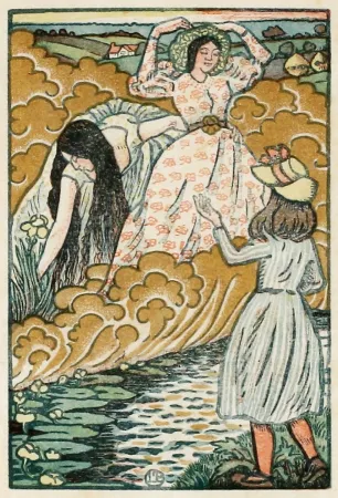 木刻 Pissarro - In the field