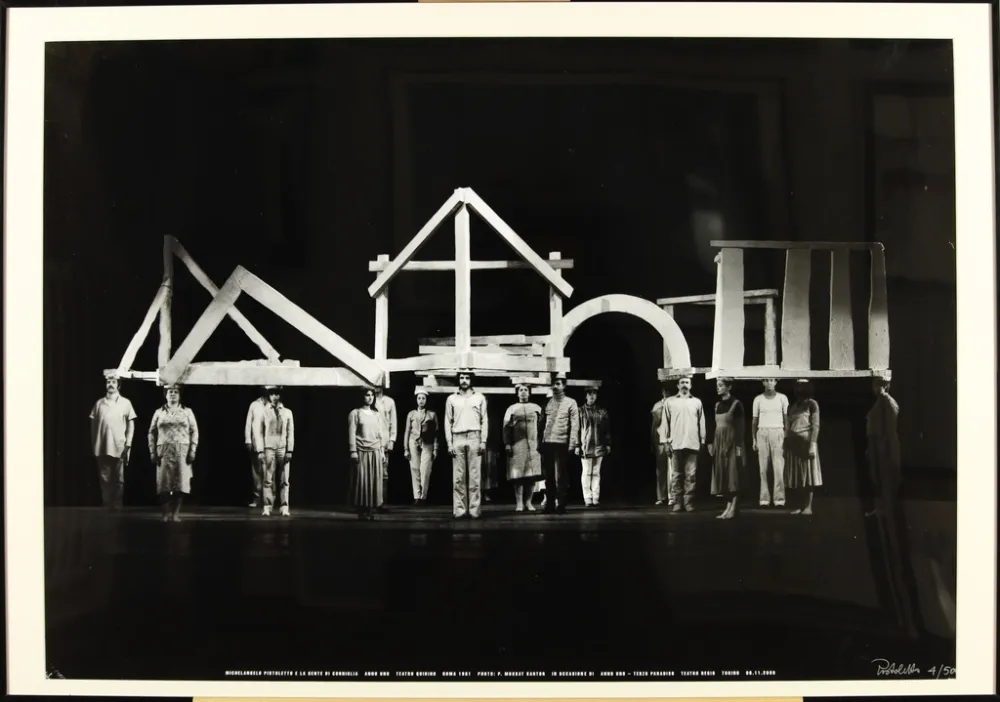 摄影 Pistoletto - Michelangelo Pistoletto e la gente di Corniglia