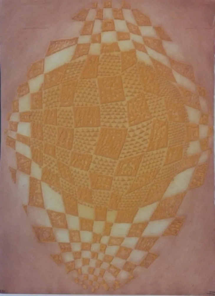 版画 Piza - Anamorphose