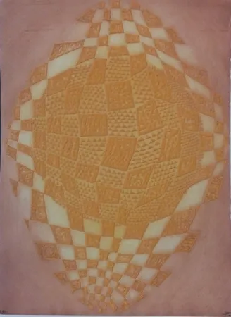 版画 Piza - Anamorphose