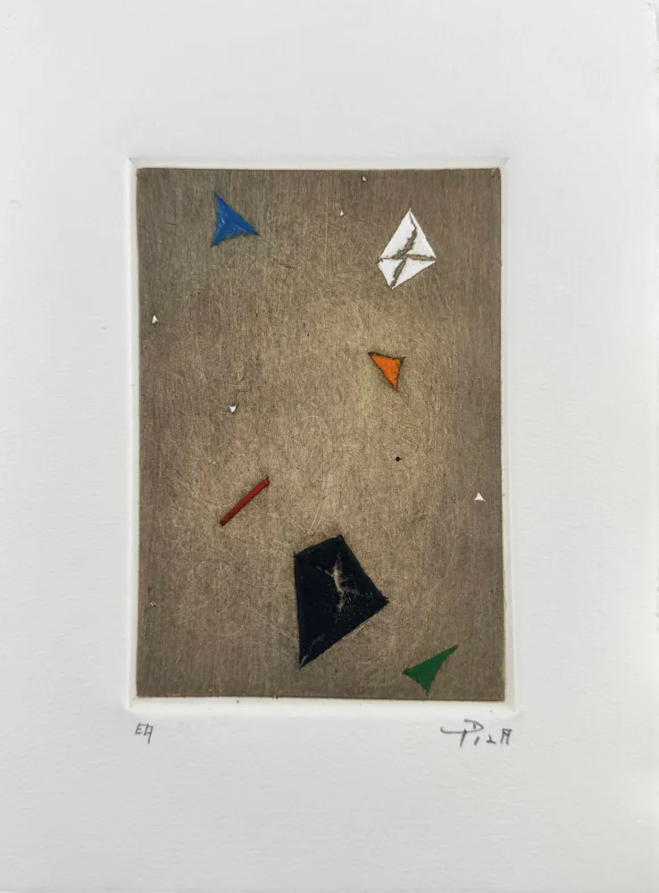 版画 Piza - Bâton rouge 