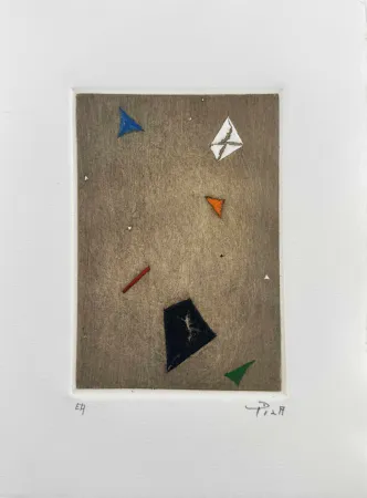 版画 Piza - Bâton rouge 