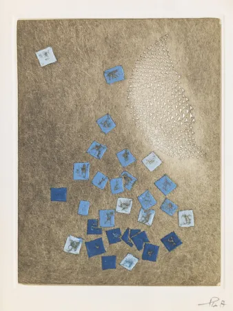 版画 Piza - Carte de Voeux - Galerie Michel (Paris)