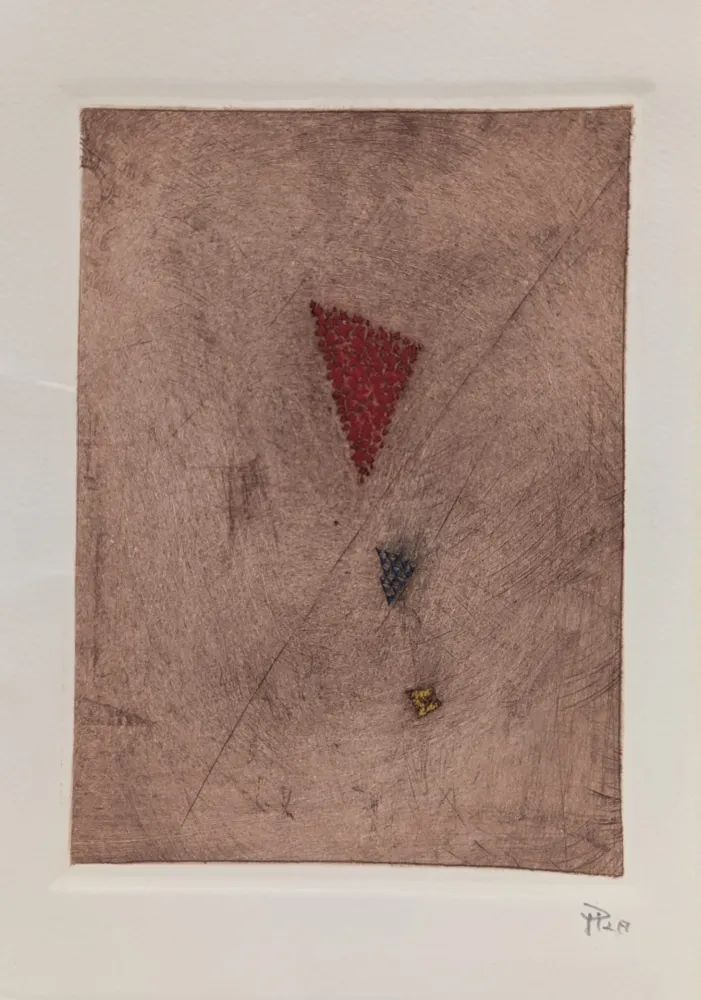 版画 Piza - Carte de Voeux - Galerie Michel (Paris) 