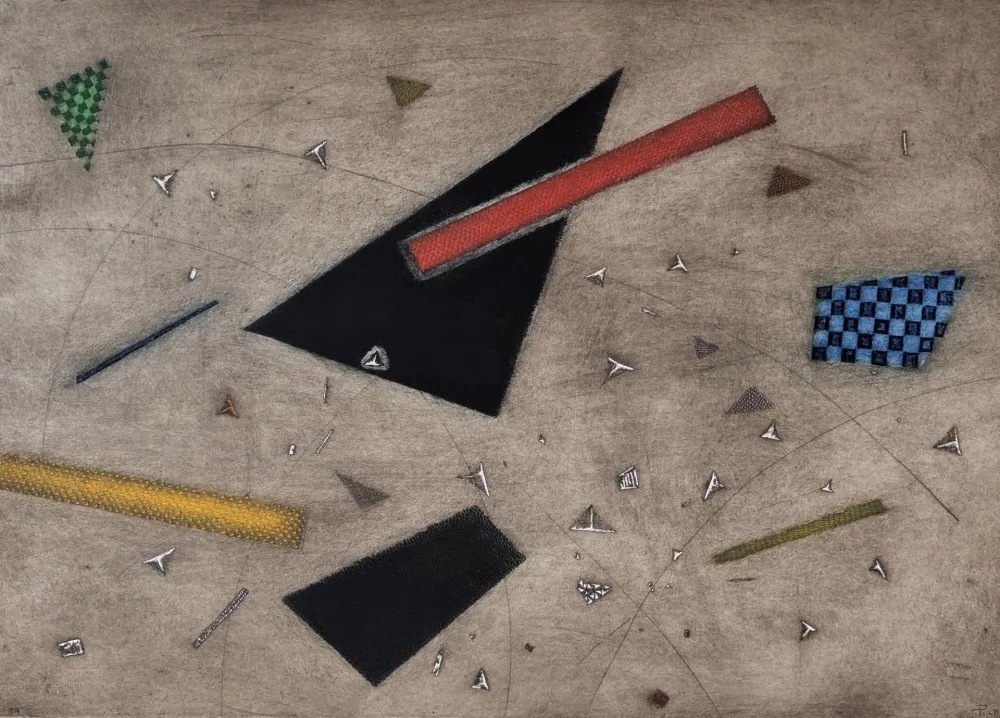 版画 Piza - En Passant. Janvier 2000 