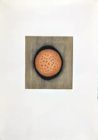 版画 Piza - Espace dans les ronds 