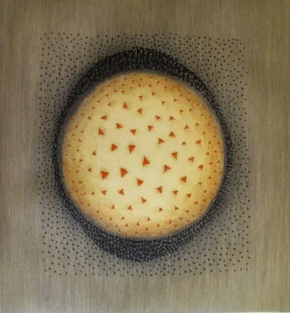 蚀刻版画 Piza - Espace dans les ronds