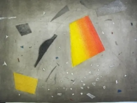 金刚砂版画 Piza - ESPACE ECLATE