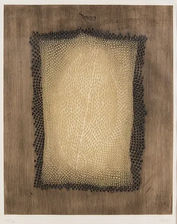 蚀刻版画 Piza - Jaune Lunaire