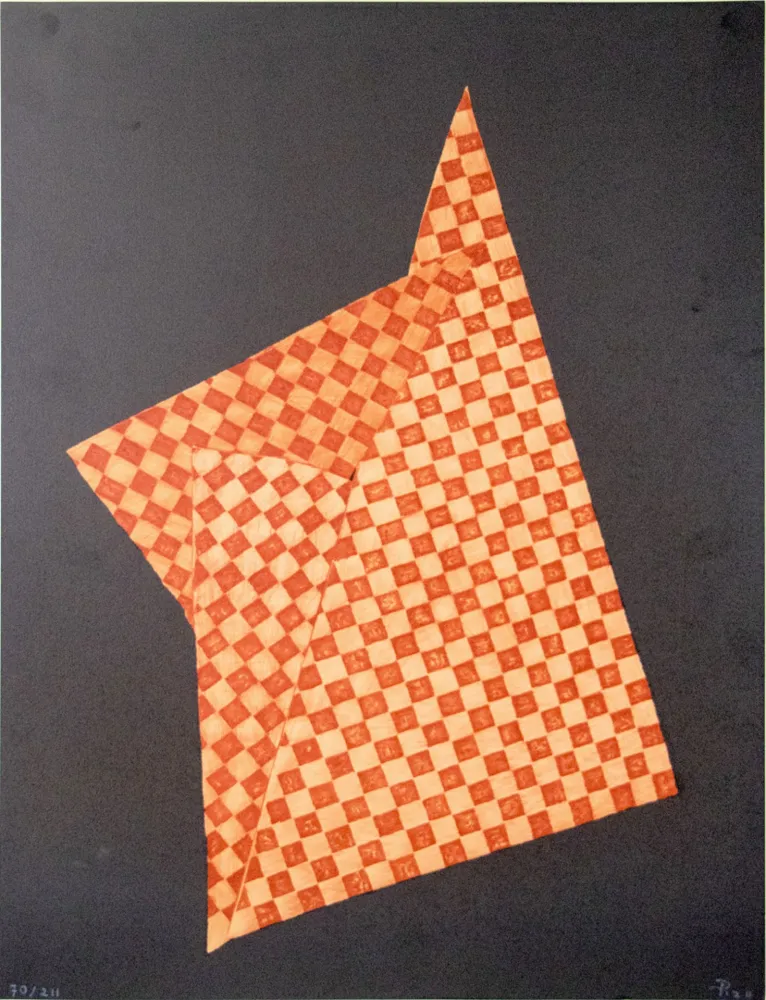 版画 Piza - Le coussin rouge