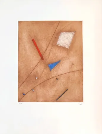 版画 Piza - Sans titre 