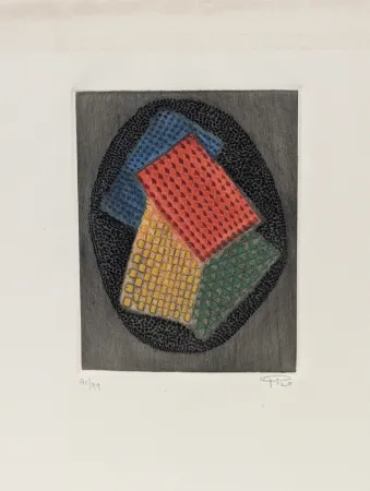 版画 Piza - Sans titre