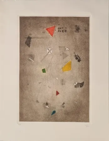 版画 Piza - Striation 