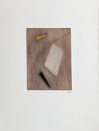 版画 Piza - Voeux 2005 