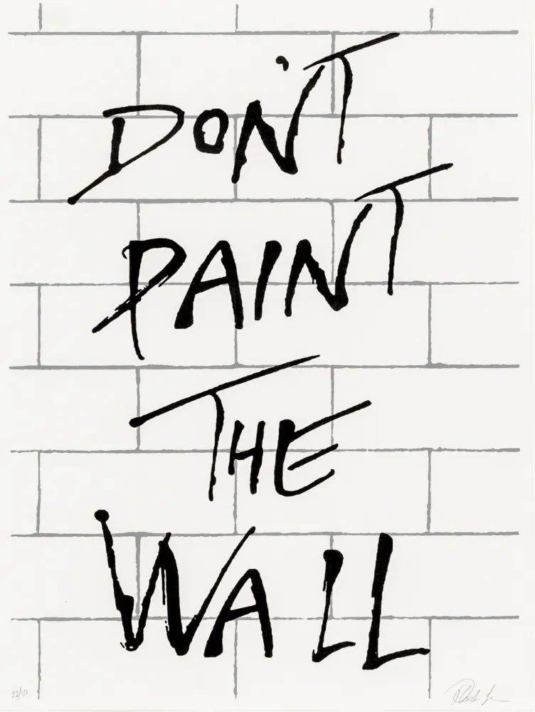 丝网印刷 Plastic - Don’t paint the wall