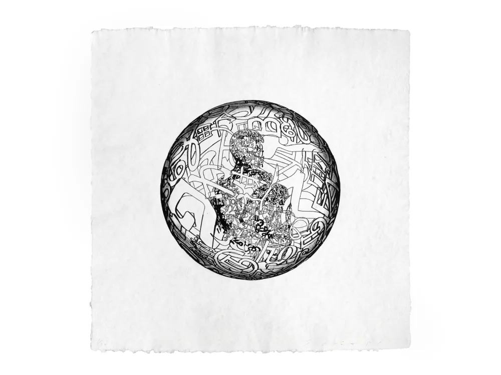 版画 Plensa - Alchimistes 1