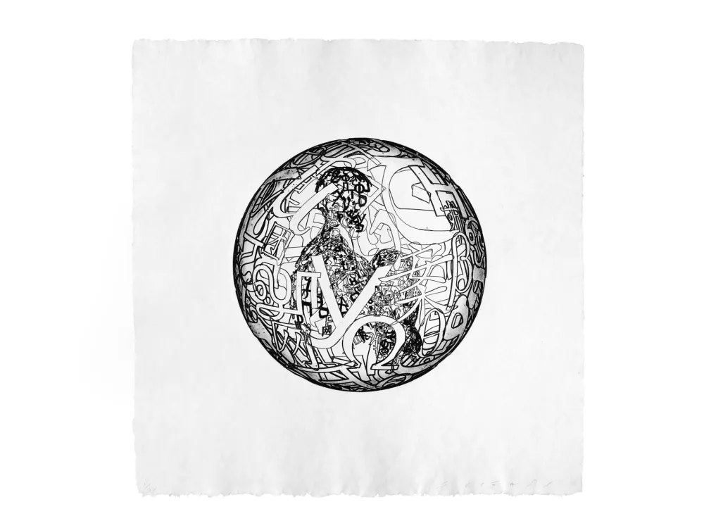 版画 Plensa - Alchimistes 3