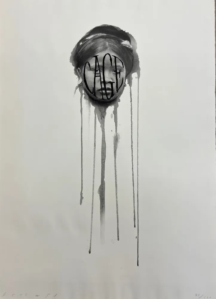 石版画 Plensa - Arcano