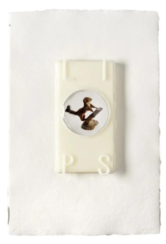 蚀刻版画 Plensa - Lips (Multindus II)