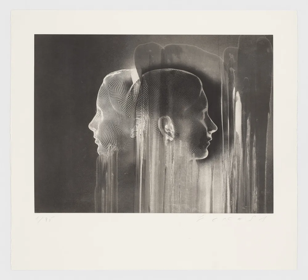 版画 Plensa - Sin titulo