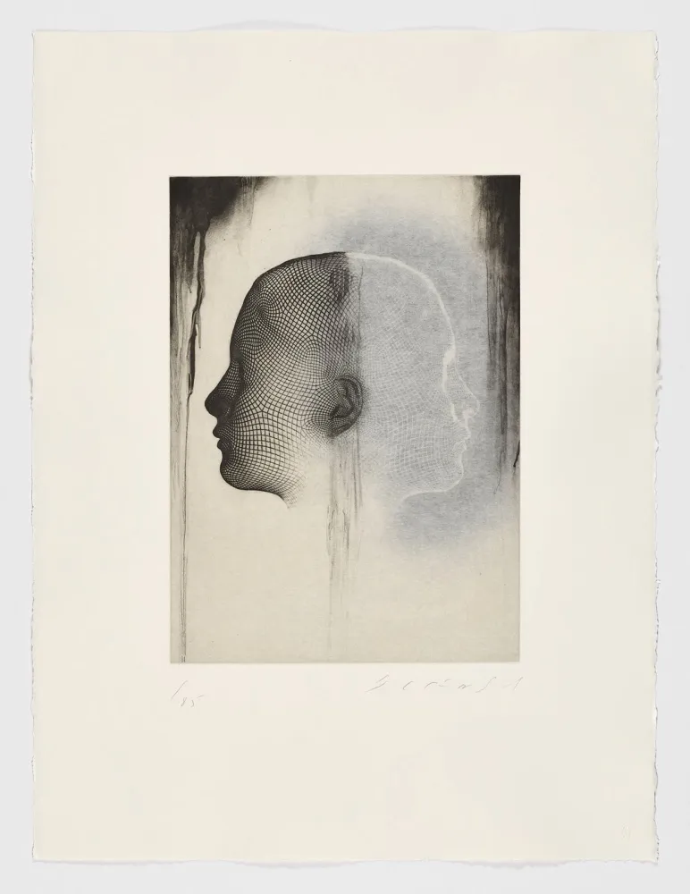 版画 Plensa - Sin titulo