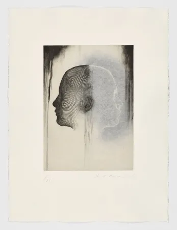 版画 Plensa - Sin titulo