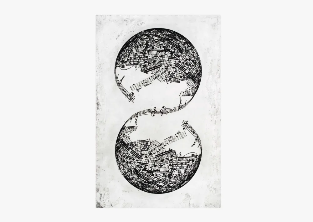 版画 Plensa - Symétrie