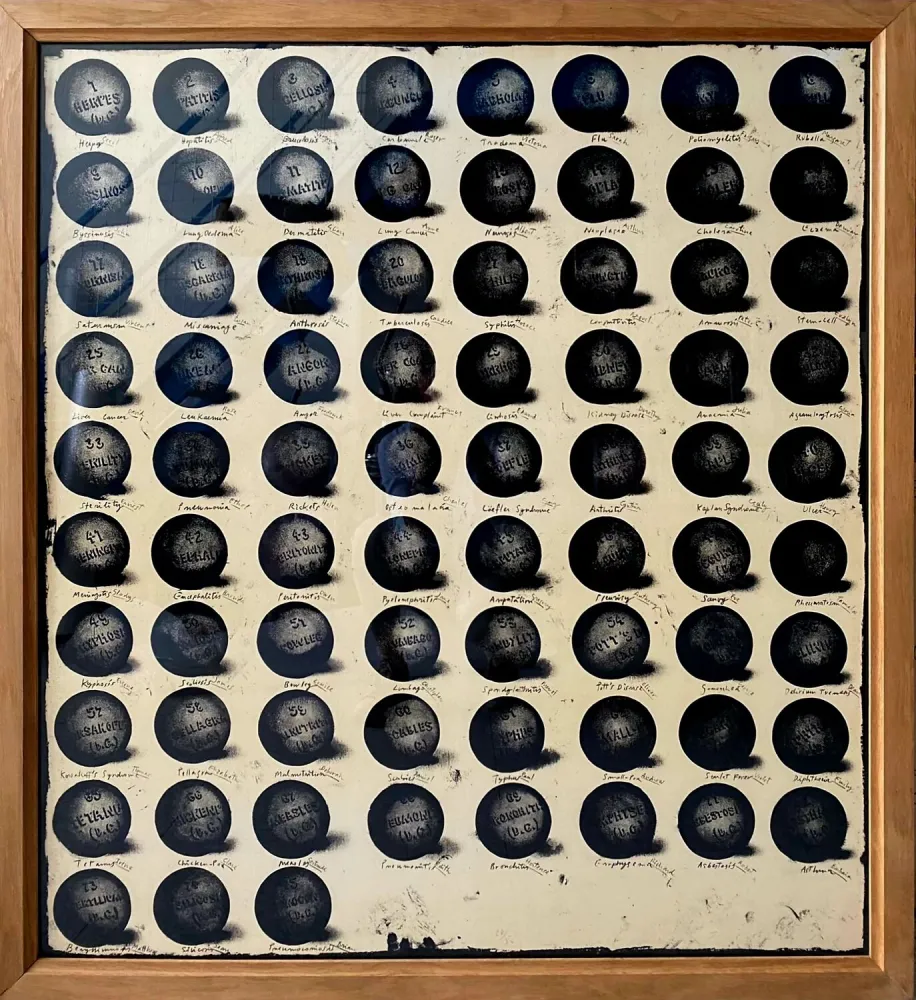 石版画 Plensa - Twins