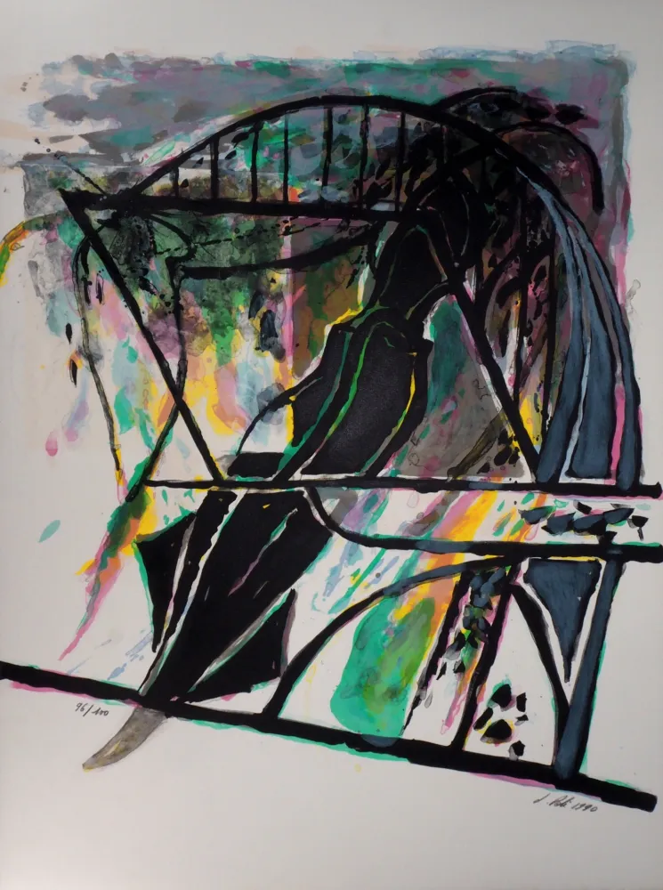 石版画 Poli - Cohérence : l'abstraction