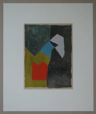 镂版印刷 Poliakoff - Composition, 1955