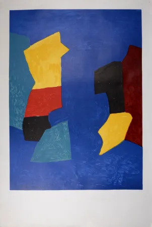 石版画 Poliakoff - Composition, 1974
