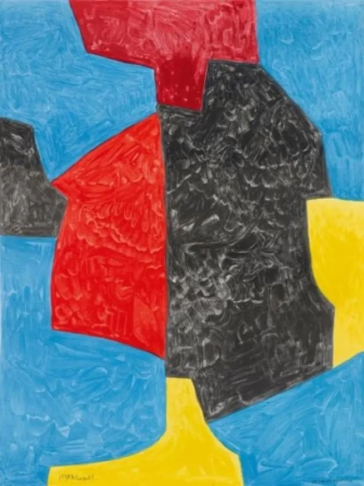 石版画 Poliakoff - Composition