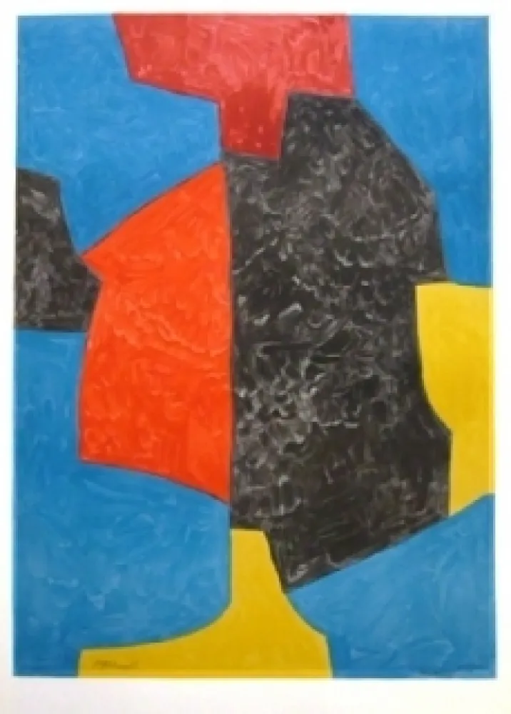 石版画 Poliakoff - Composition
