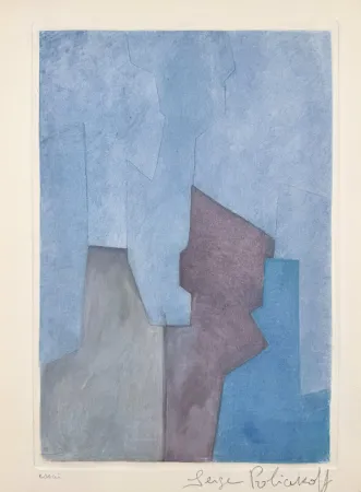 蚀刻飞尘法 Poliakoff - Composition bleue XXIV 