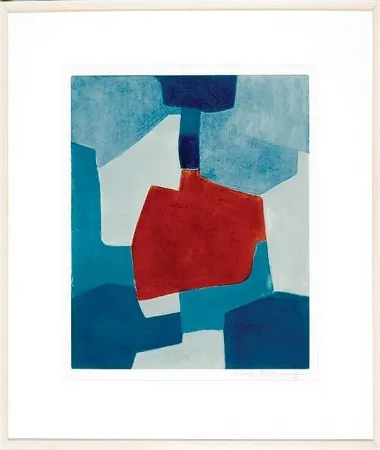 飞尘腐蚀法 Poliakoff - Composition en blue and rouge