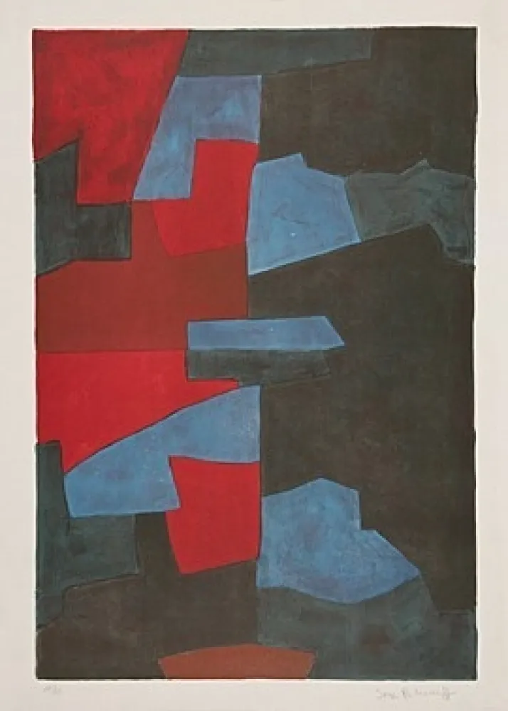 石版画 Poliakoff - 