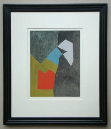 镂版印刷 Poliakoff - Gouache, 1955