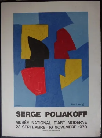 石版画 Poliakoff - Musée d'Art Moderne de Paris 1970