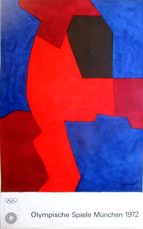 石版画 Poliakoff - OL 1972, original colourlithograph