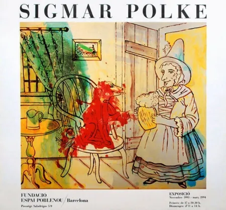 海报 Polke - Exhibition Poster Espai Poblenou