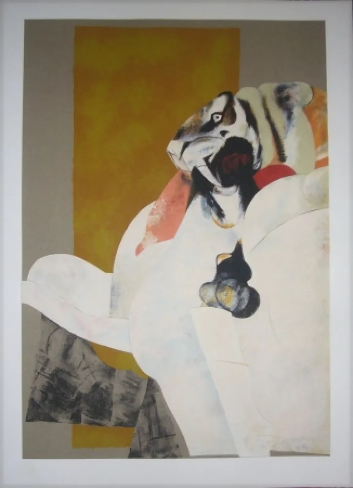 石版画 Pomar - Lion